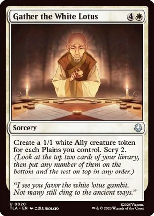 Gather the White Lotus (TLA-020) [Avatar: The Last Airbender]