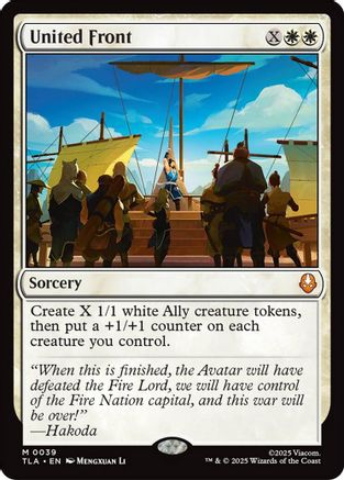 United Front (TLA-039) [Avatar: The Last Airbender]