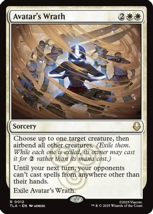 Avatar's Wrath (TLA-012) [Avatar: The Last Airbender] Foil