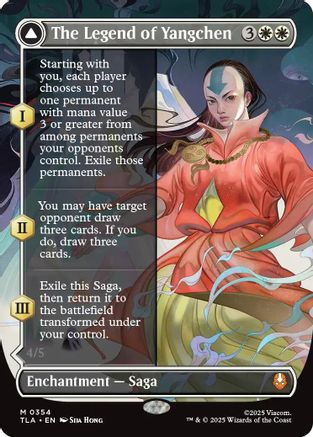 The Legend of Yangchen (Borderless) (TLA-354) [Avatar: The Last Airbender] Foil
