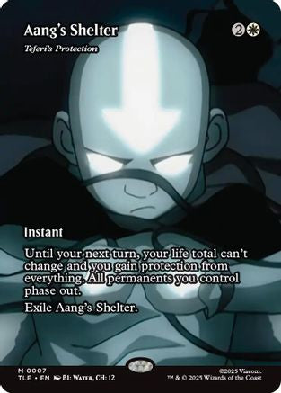 Aang's Shelter - Teferi's Protection (Borderless) (TLE-007) [Avatar: The Last Airbender: Eternal-Legal]
