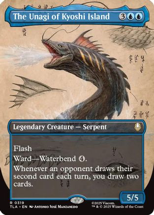 The Unagi of Kyoshi Island (Borderless) (TLA-319) [Avatar: The Last Airbender] Foil