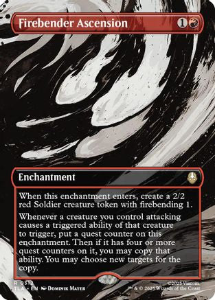 Firebender Ascension (Borderless) (TLA-312) [Avatar: The Last Airbender] Foil
