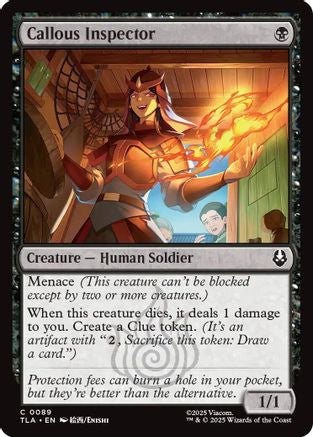 Callous Inspector (TLA-089) [Avatar: The Last Airbender] Foil
