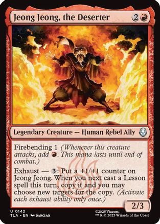 Jeong Jeong, the Deserter (TLA-142) [Avatar: The Last Airbender] Foil