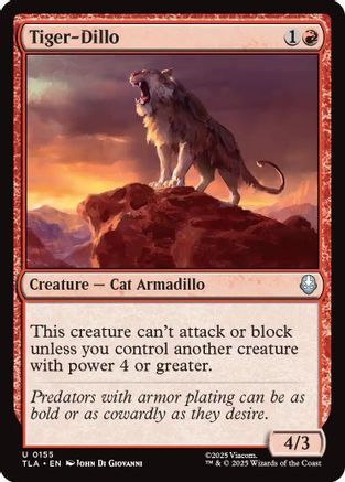 Tiger-Dillo (TLA-155) [Avatar: The Last Airbender] Foil