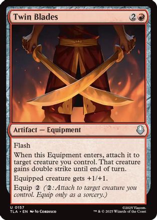 Twin Blades (TLA-157) [Avatar: The Last Airbender] Foil