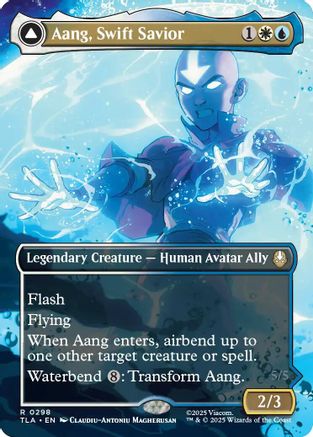 Aang, Swift Savior (TLA-298) (Borderless) [Avatar: The Last Airbender] Foil