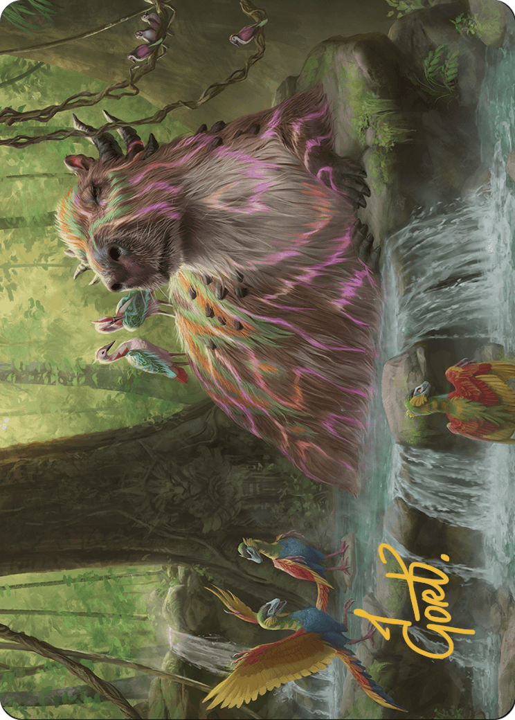 Basking Capybara // Basking Capybara (ALCI-022) (Borderless) [The Lost Caverns of Ixalan Art Series] Foil