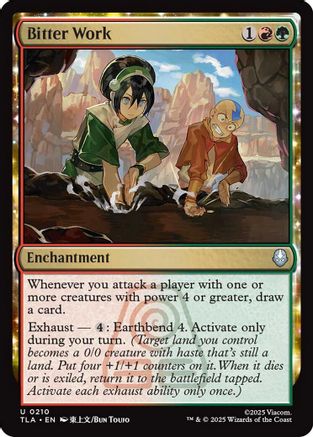 Bitter Work (TLA-210) [Avatar: The Last Airbender]