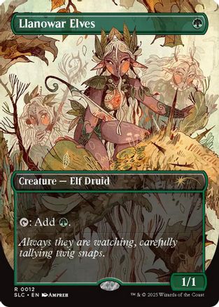 Llanowar Elves (SLC-012) [Secret Lair Countdown Kit]