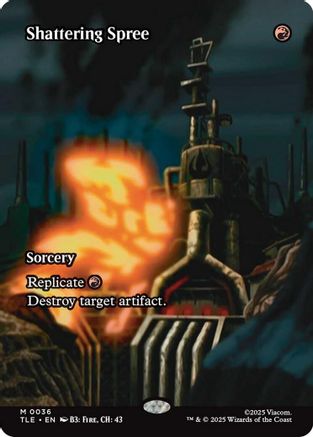 Shattering Spree (Borderless) (TLE-036) [Avatar: The Last Airbender: Eternal-Legal] Foil