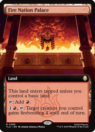Fire Nation Palace (Extended Art) (TLA-389) [Avatar: The Last Airbender] Foil