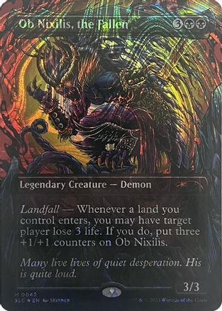 Ob Nixilis, the Fallen (Halo Foil) (SLC-042) [Secret Lair Countdown Kit] Foil