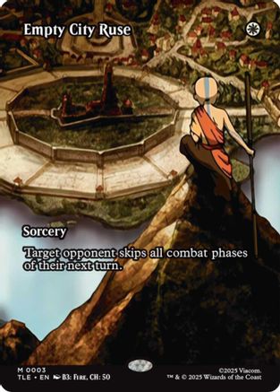 Empty City Ruse (Borderless) (TLE-003) [Avatar: The Last Airbender: Eternal-Legal]