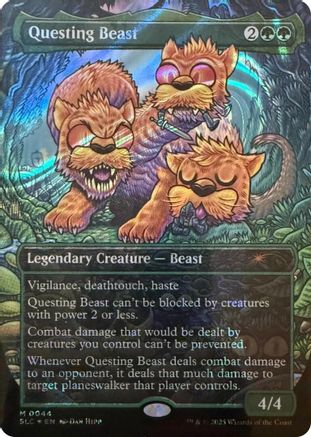 Questing Beast (Halo Foil) (SLC-044) [Secret Lair Countdown Kit] Foil