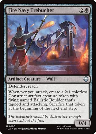 Fire Navy Trebuchet (TLA-100) [Avatar: The Last Airbender] Foil