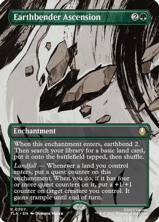 Earthbender Ascension (Borderless) (TLA-307) [Avatar: The Last Airbender] Foil