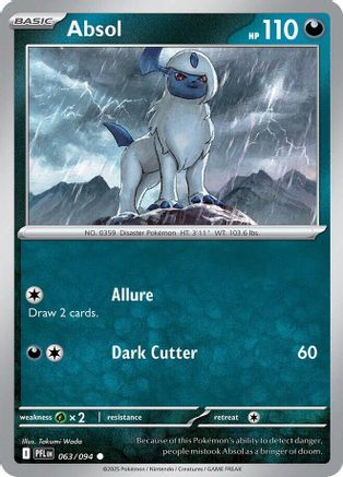 Absol (063) [ME02 Phantasmal Flames] Reverse Holofoil - Common