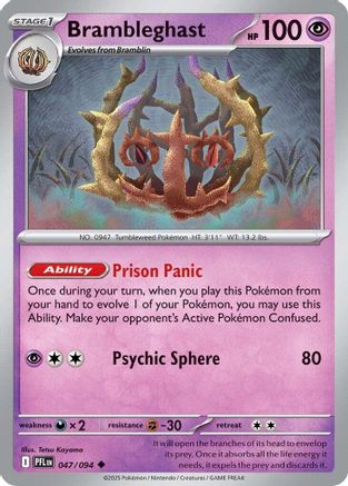 Brambleghast (047) [ME02 Phantasmal Flames] Reverse Holofoil - Uncommon