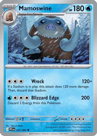 Mamoswine (025) [ME02 Phantasmal Flames] - Uncommon
