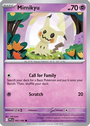Mimikyu (042) [ME02 Phantasmal Flames] Reverse Holofoil - Common