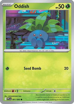 Oddish (001) [ME02 Phantasmal Flames] - Common