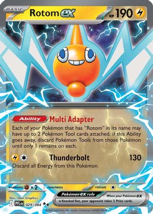 Rotom ex (029/094) [ME02 Phantasmal Flames] Holofoil - Double Rare