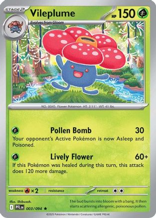 Vileplume (003) [ME02 Phantasmal Flames] Holofoil - Rare