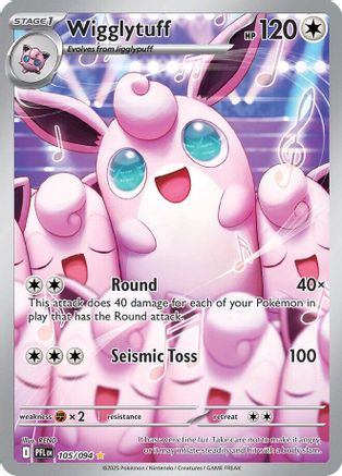 Wigglytuff (105/094) [ME02 Phantasmal Flames] Holofoil - Illustration Rare