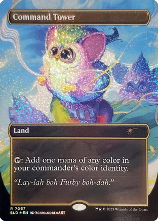 Command Tower (SLD-7067) (Confetti Foil) [Secret Lair Drop Series] Foil