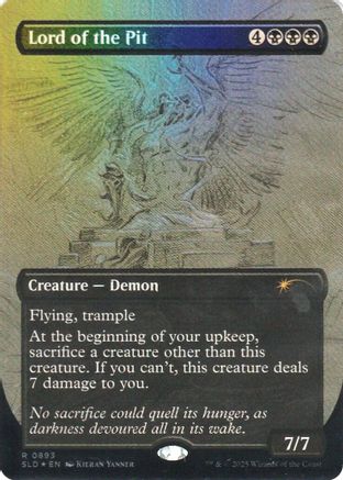 Lord of the Pit (Sketch Showcase) (Rainbow Foil) (SLD-893) [Secret Lair Drop Series] Foil
