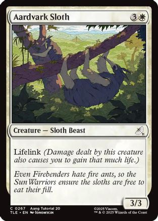 Aardvark Sloth (TLE-267) [Avatar: The Last Airbender: Eternal-Legal]