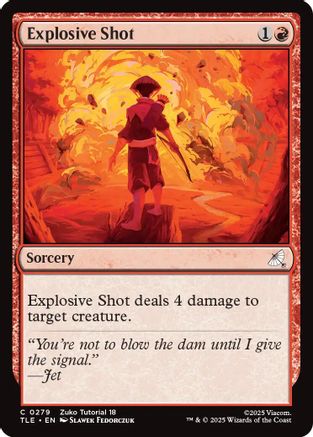 Explosive Shot (TLE-279) [Avatar: The Last Airbender: Eternal-Legal]