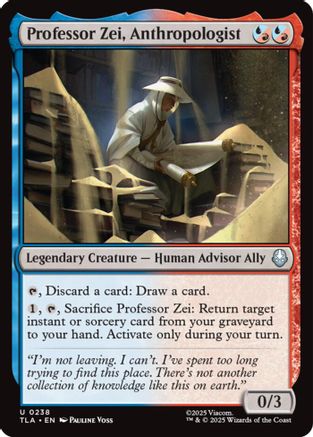 Professor Zei, Anthropologist (TLA-238) [Avatar: The Last Airbender]