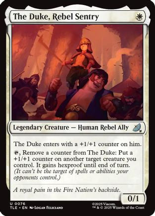 The Duke, Rebel Sentry (TLE-076) [Avatar: The Last Airbender: Eternal-Legal]