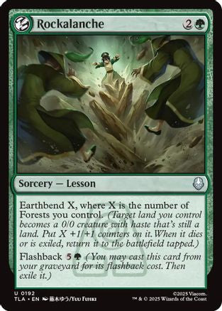Rockalanche (TLA-192) [Avatar: The Last Airbender] Foil