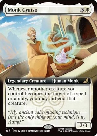 Monk Gyatso (Extended Art) (TLE-173) [Avatar: The Last Airbender: Eternal-Legal] Foil
