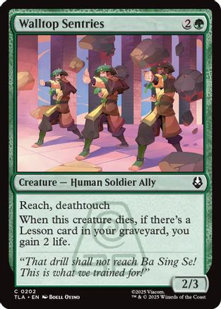 Walltop Sentries (TLA-202) [Avatar: The Last Airbender]