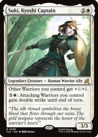 Suki, Kyoshi Captain (TLE-085) [Avatar: The Last Airbender: Eternal-Legal] Foil
