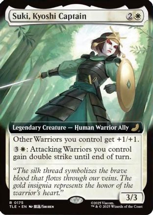 Suki, Kyoshi Captain (Extended Art) (TLE-175) [Avatar: The Last Airbender: Eternal-Legal]