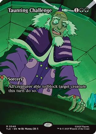 Taunting Challenge (Borderless) (TLE-046) [Avatar: The Last Airbender: Eternal-Legal]