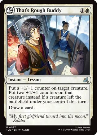 That's Rough Buddy (TLE-087) [Avatar: The Last Airbender: Eternal-Legal]