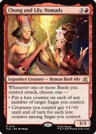 Chong and Lily, Nomads (TLE-113) [Avatar: The Last Airbender: Eternal-Legal]