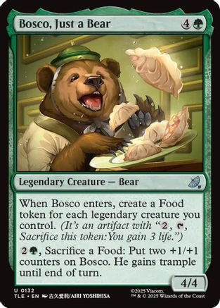 Bosco, Just a Bear (TLE-132) [Avatar: The Last Airbender: Eternal-Legal] Foil