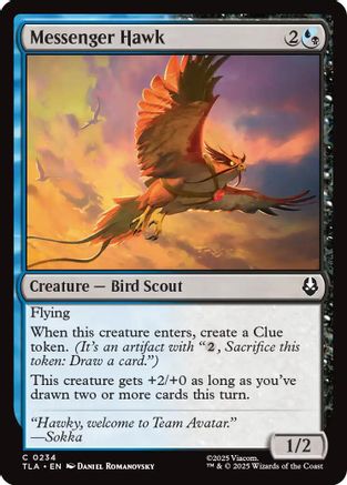 Messenger Hawk (TLA-234) [Avatar: The Last Airbender] Foil