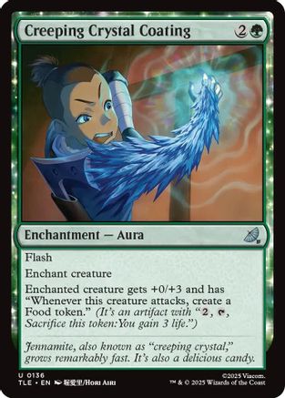 Creeping Crystal Coating (TLE-136) [Avatar: The Last Airbender: Eternal-Legal] Foil