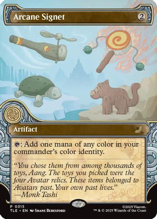 Arcane Signet (Showcase) (TLE-315) [Avatar: The Last Airbender: Eternal-Legal]