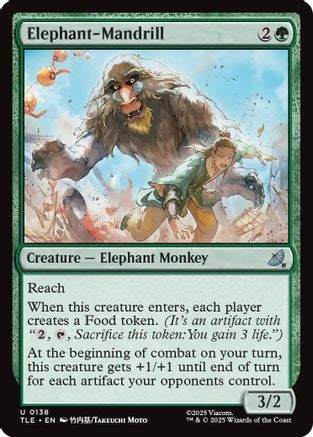Elephant-Mandrill (TLE-138) [Avatar: The Last Airbender: Eternal-Legal] Foil