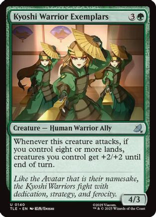 Kyoshi Warrior Exemplars (TLE-140) [Avatar: The Last Airbender: Eternal-Legal] Foil